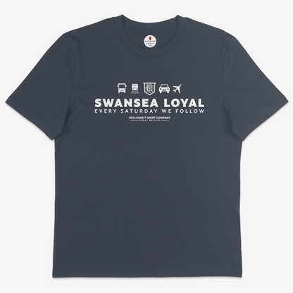 Swansea Loyal Every Saturday We Follow T-shirt