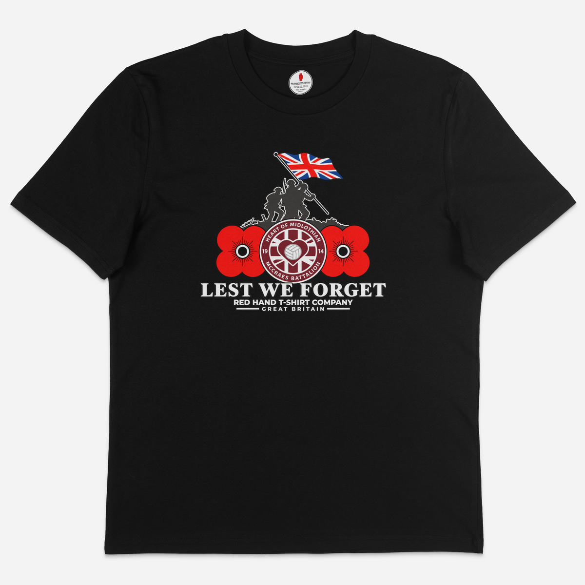 Hearts Lest We Forget T-shirt