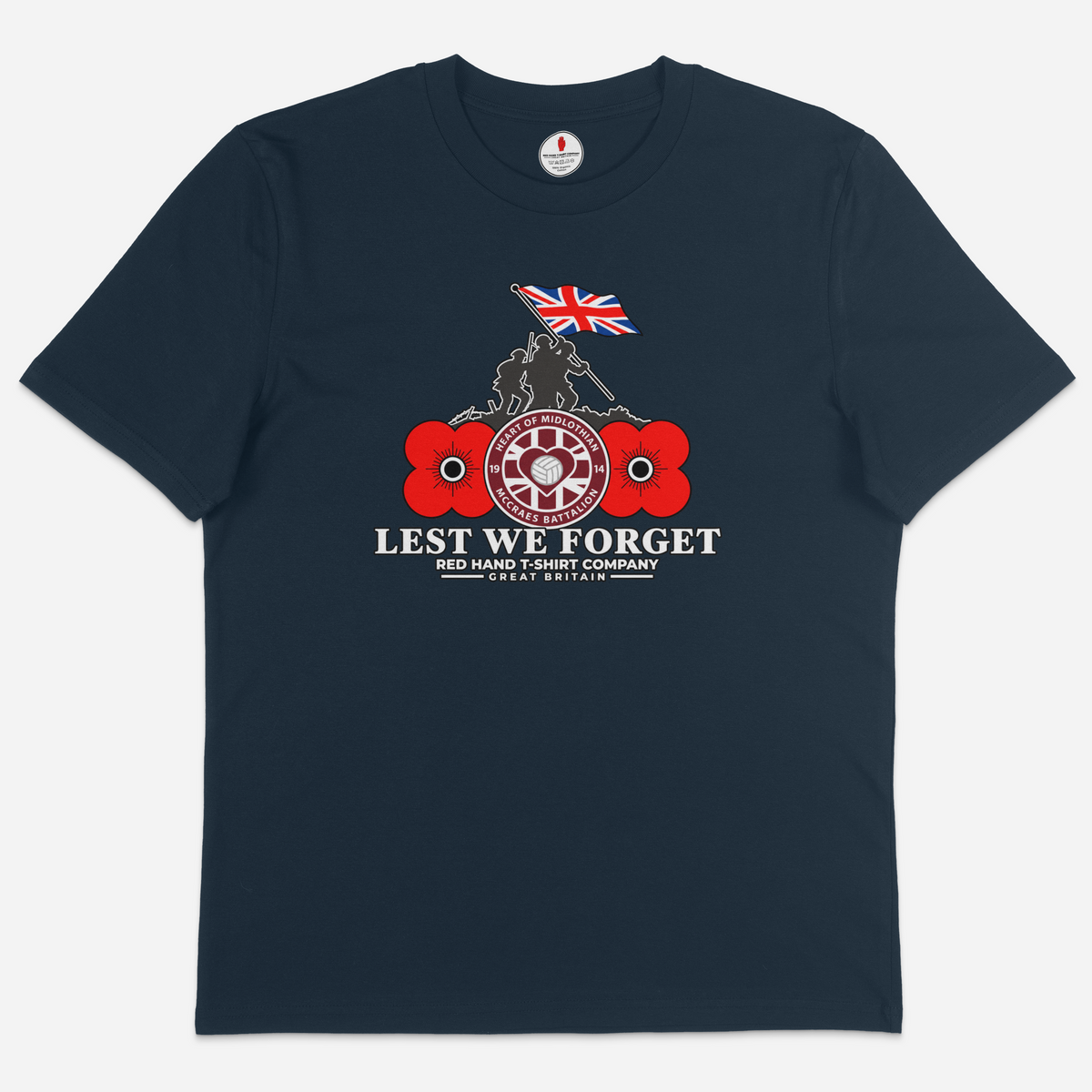 Hearts Lest We Forget T-shirt