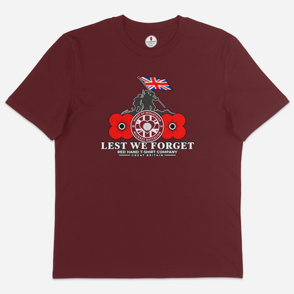 Hearts Lest We Forget T-shirt