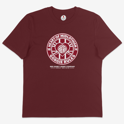 H.O.M Gorgie Rules Badge T-shirt