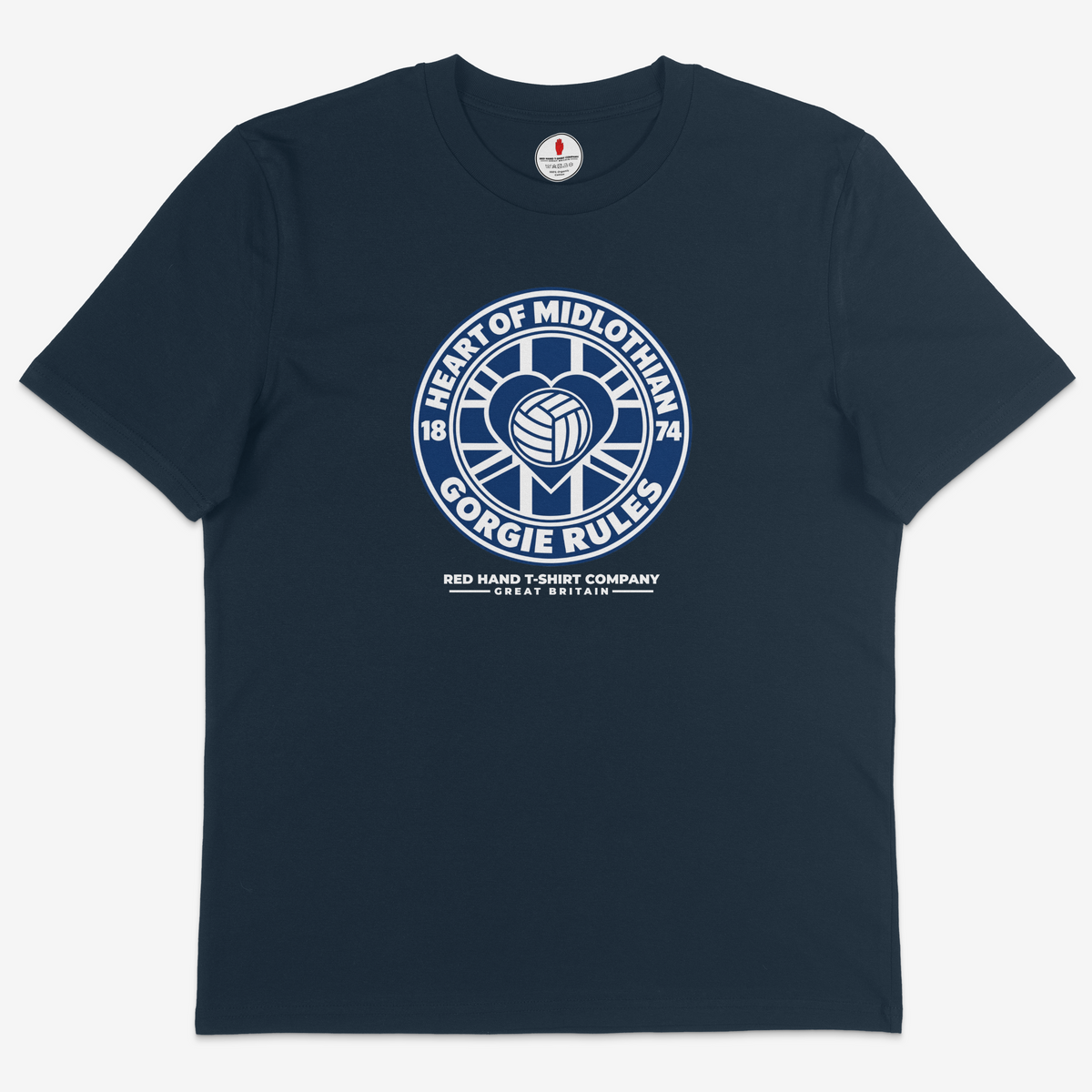 H.O.M Gorgie Rules Badge T-shirt