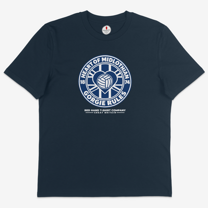 H.O.M Gorgie Rules Badge T-shirt