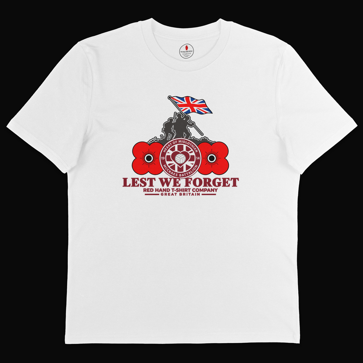 Hearts Lest We Forget T-shirt