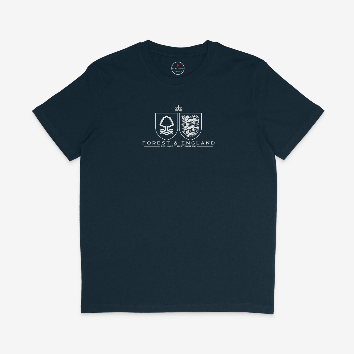 Forest & England T-shirt: Black, Navy, Red, White