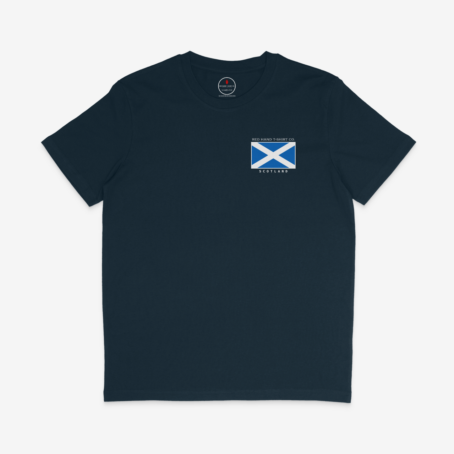 RHTC Saltire T-Shirt: Black, Navy, White, Blue