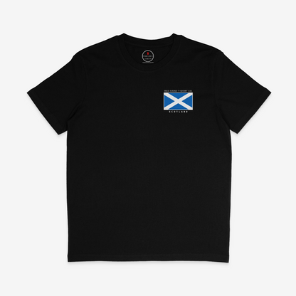 RHTC Saltire T-Shirt: Black, Navy, White, Blue