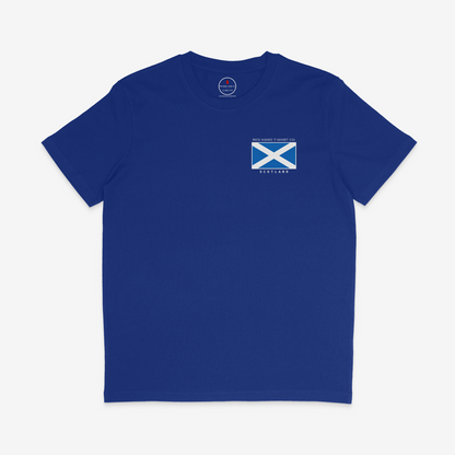 RHTC Saltire T-Shirt: Black, Navy, White, Blue