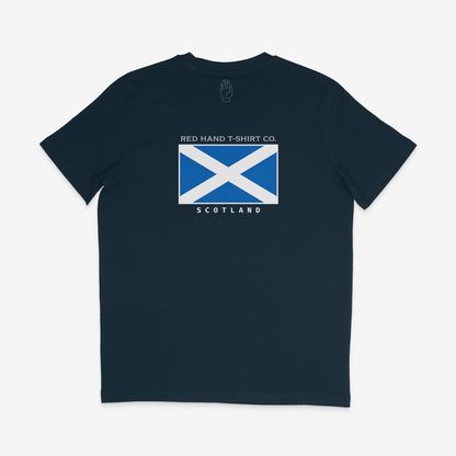 RHTC Saltire T-Shirt: Black, Navy, White, Blue