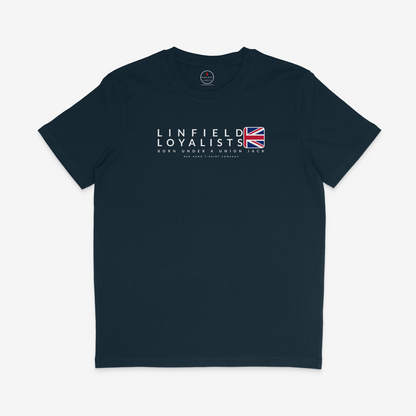 Linfield Born Under A Union Jack T-shirt