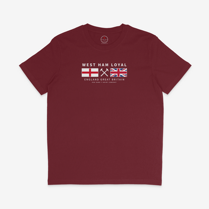 West Ham Loyal England GB T-shirt