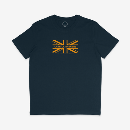 Carrick Rangers T-shirt: Black, Navy, Blue, Light Blue