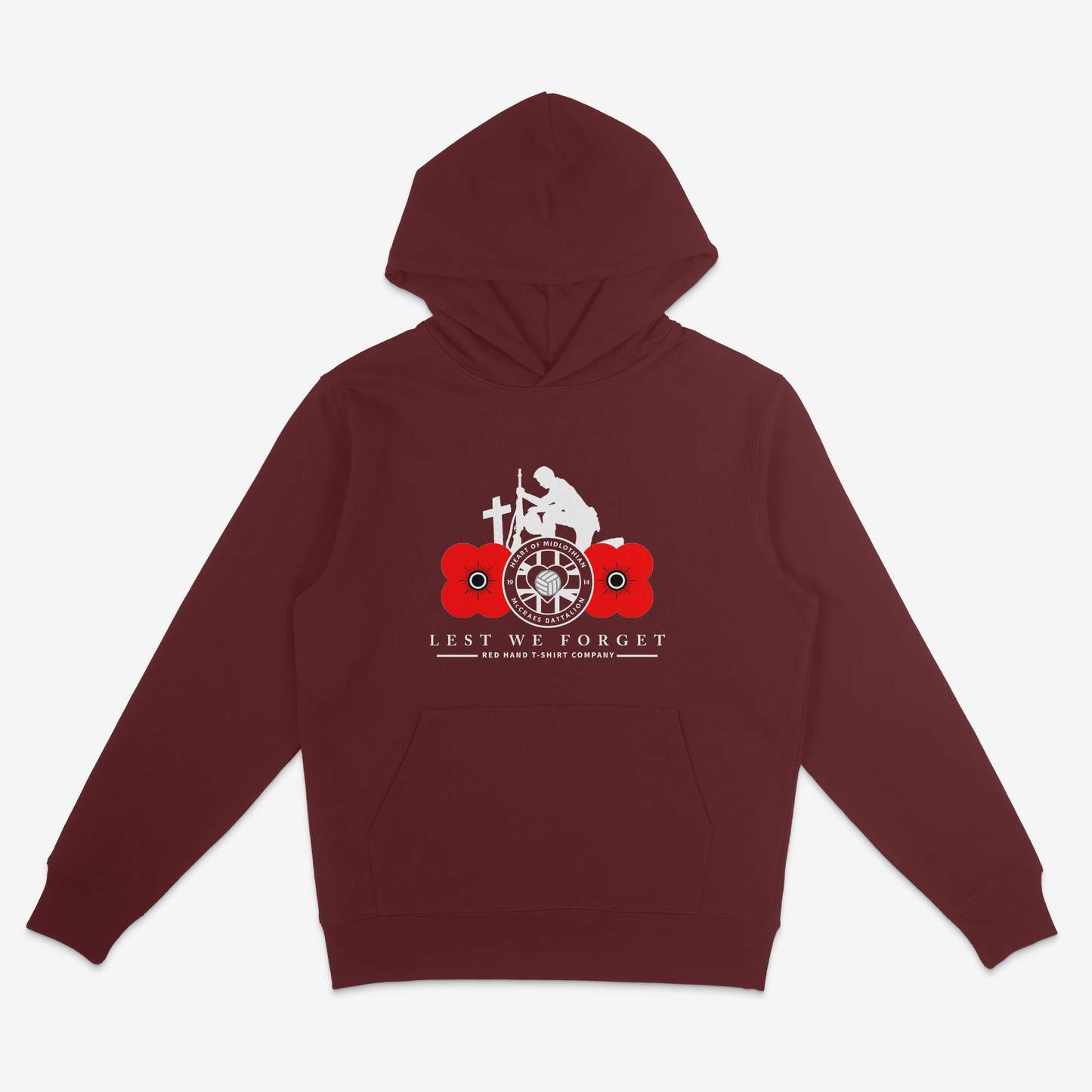 Hearts Kneeling Soldier Hoodie