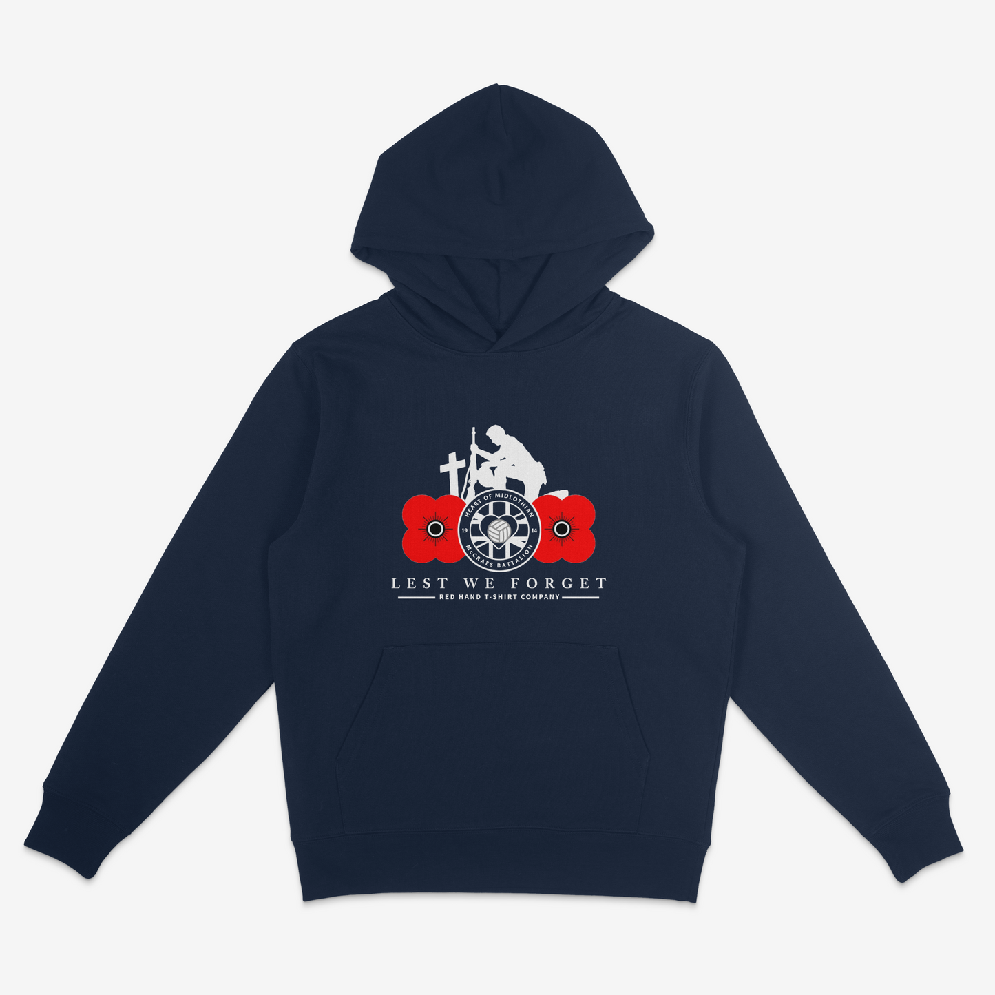 Hearts Kneeling Soldier Hoodie