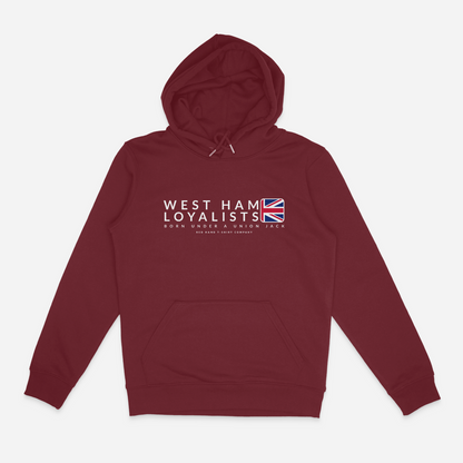 West Ham Born Under A Union Jack Hoodie