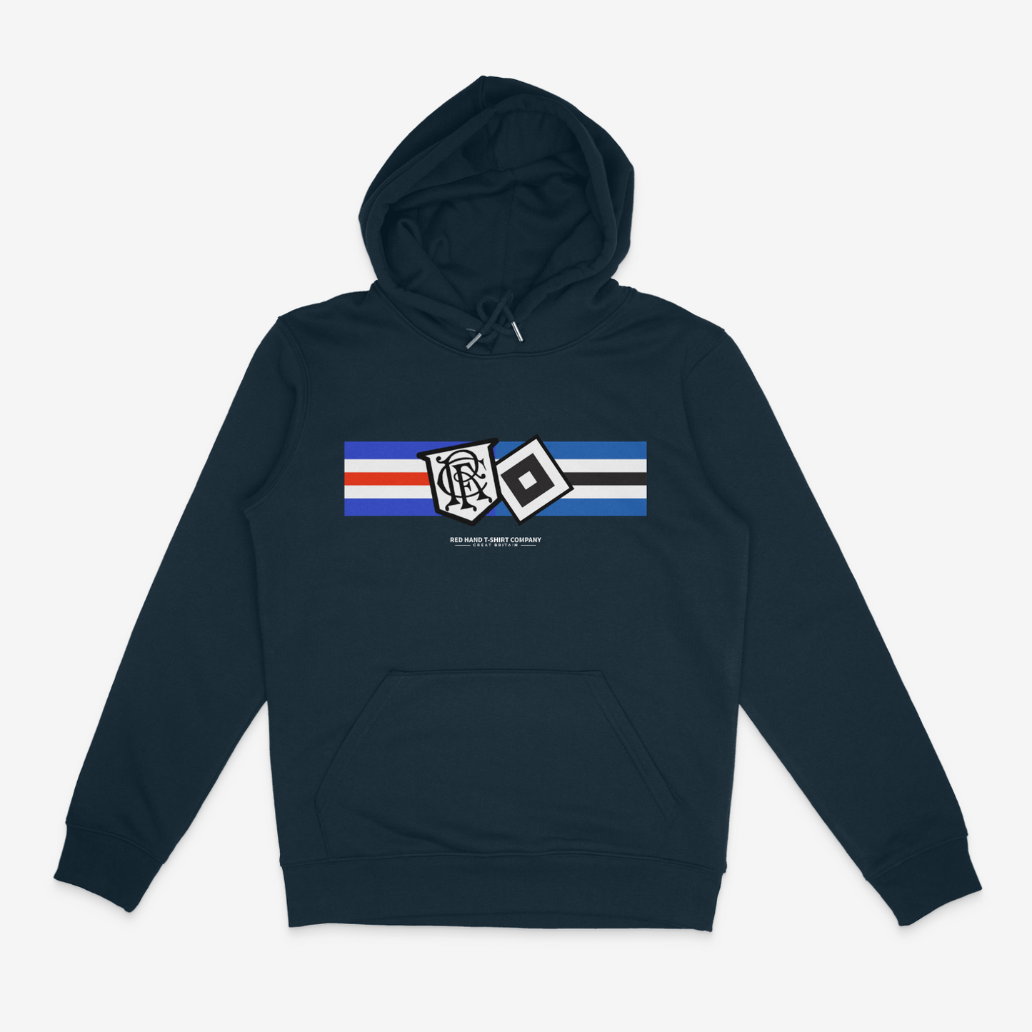 (Sale) RFC HSV Five Stripe Hoodie - 2XL Navy