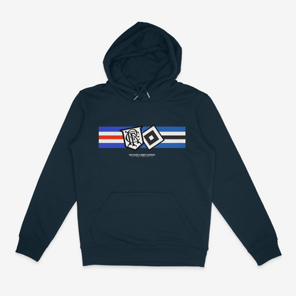 (Sale) RFC HSV Five Stripe Hoodie - 2XL Navy