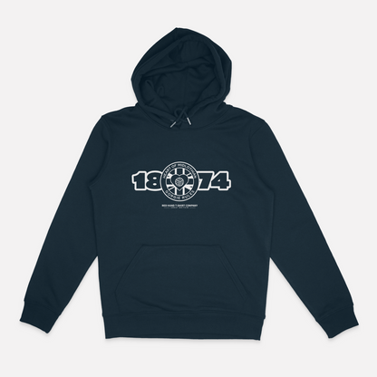 (Sale) 1874 Hoodie - Large Navy