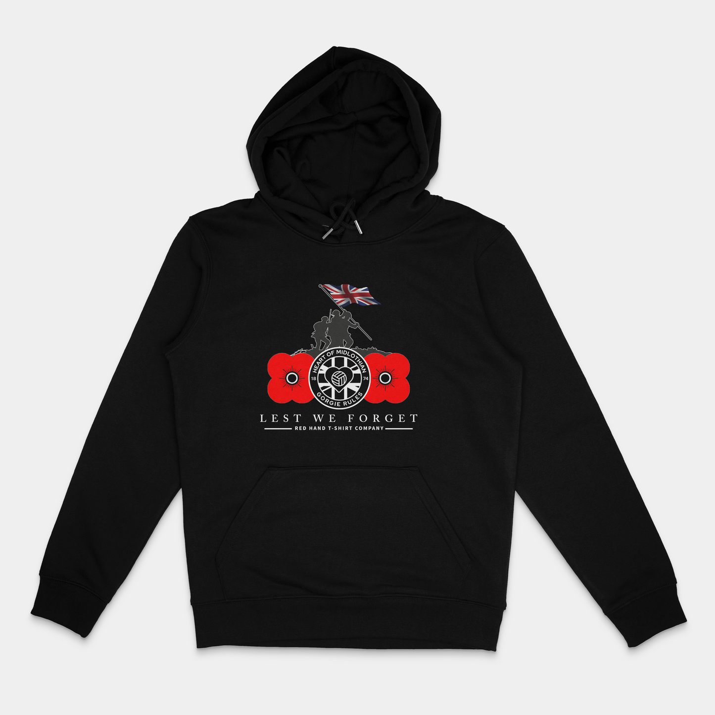 Hearts Lest We Forget Hoodie