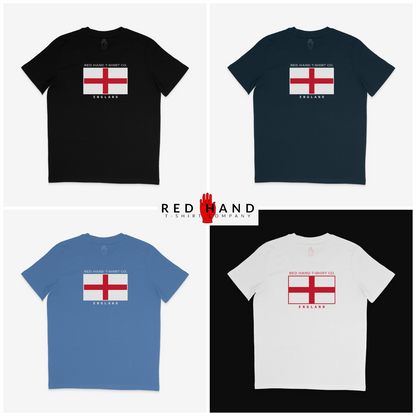 RHTC St George Flag T-Shirt: Black, Navy, White, Light Blue, Red