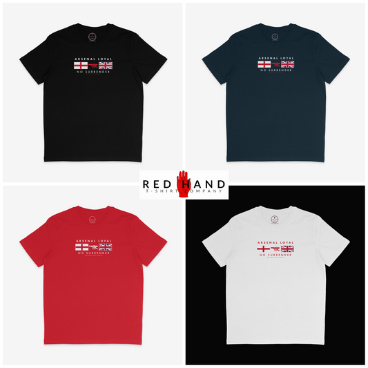 Arsenal Loyal NS T-shirt- Black, Navy, Red, White