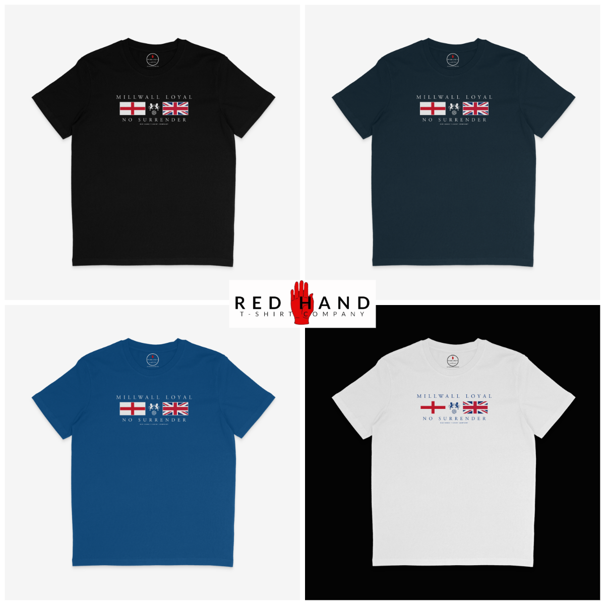 Millwall Loyal St George & Union Jack T-shirt