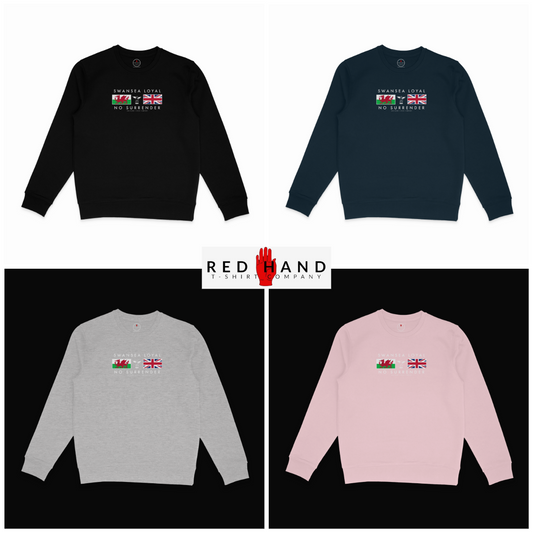 Swansea Loyal Wales and Union Flag Sweatshirt