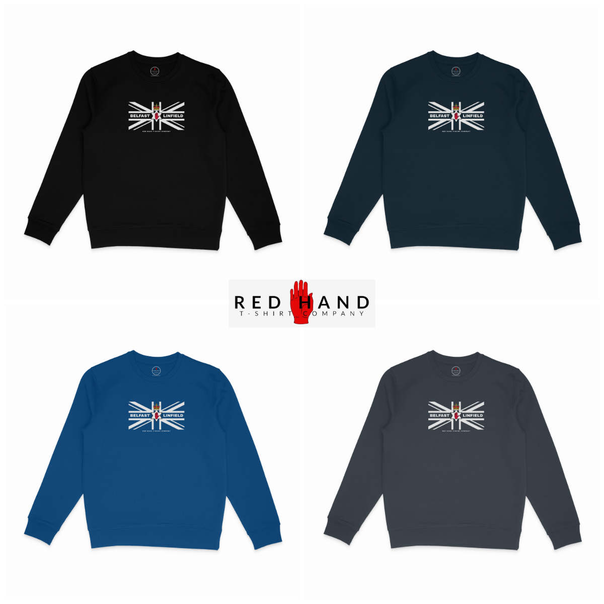 Belfast Linfield Union Flag Sweatshirt