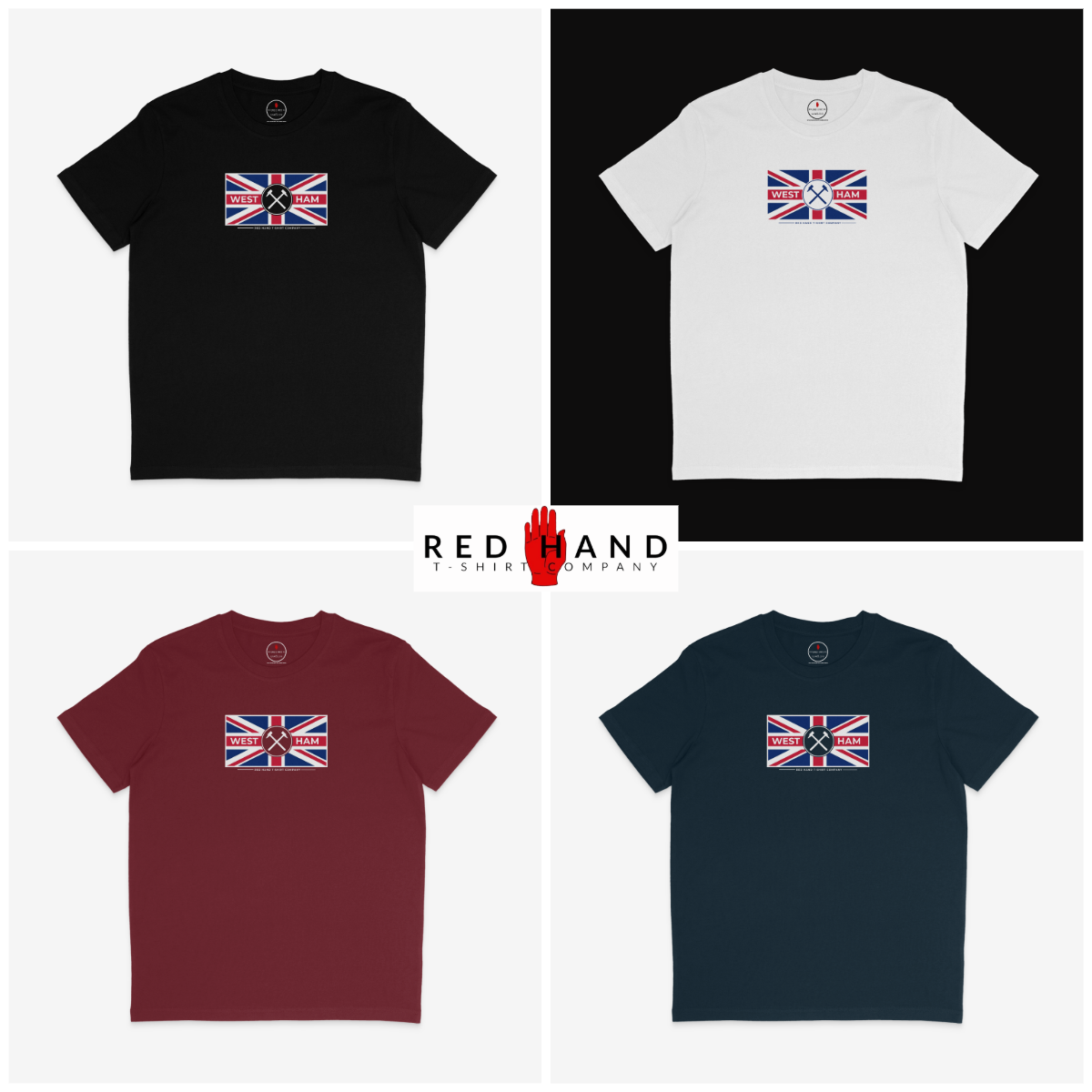 West Ham Hammers Union Jack T-shirt