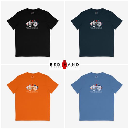 Wolves Rangers T-Shirt - Black, Navy, Orange, Light Blue