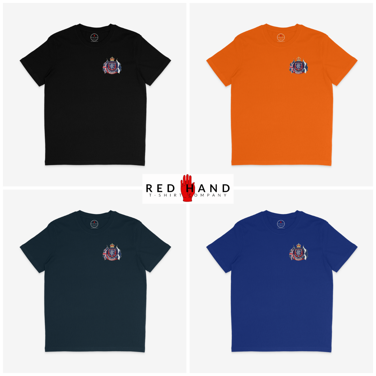 Cormeen Loyal T-shirt: Black, Blue, Navy, Orange