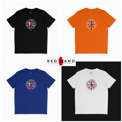 RHTC King Billy T-shirt: Black, White, Navy, Blue, Orange, Burgundy