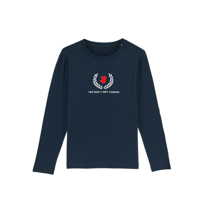 RHTC laurel long sleeve T-Shirt - Navy