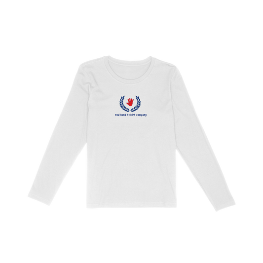 RHTC laurel long sleeve T-Shirt - White