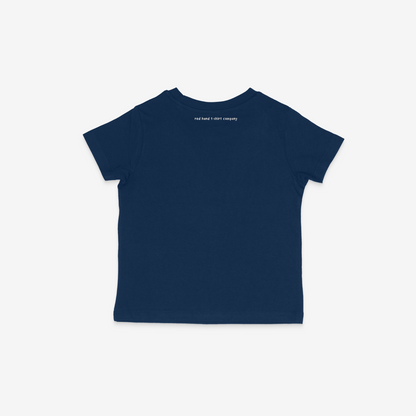 Laurel Wreath Red Hand T-Shirt - Navy