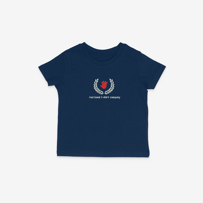 Laurel Wreath Red Hand T-Shirt - Navy