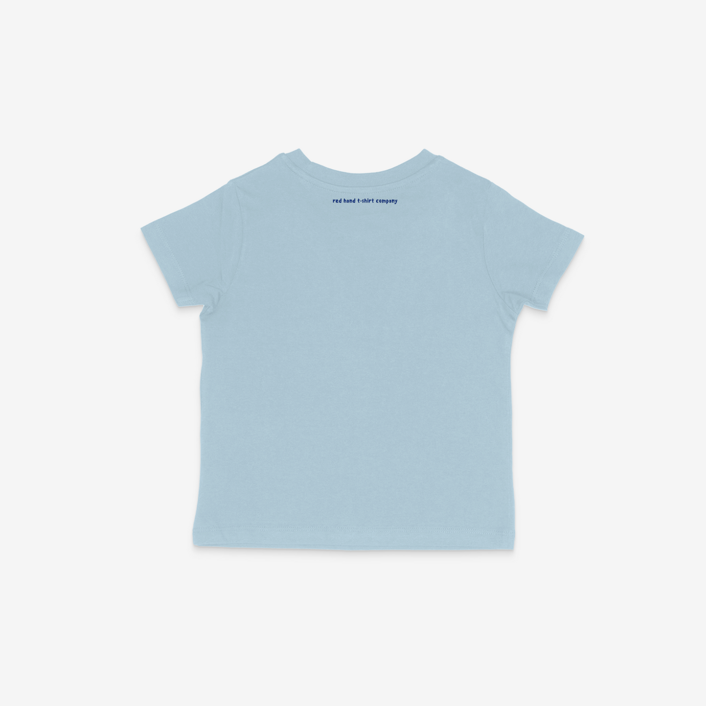 Laurel Wreath Red Hand T-Shirt - Sky Blue