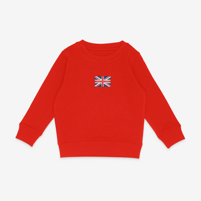 Union Jack Emblem Sweatshirt - Red