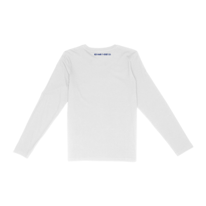 Union Jack Emblem long sleeve T-Shirt - White