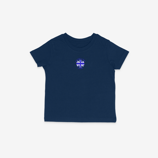 Circle Union Jack T-Shirt - Navy