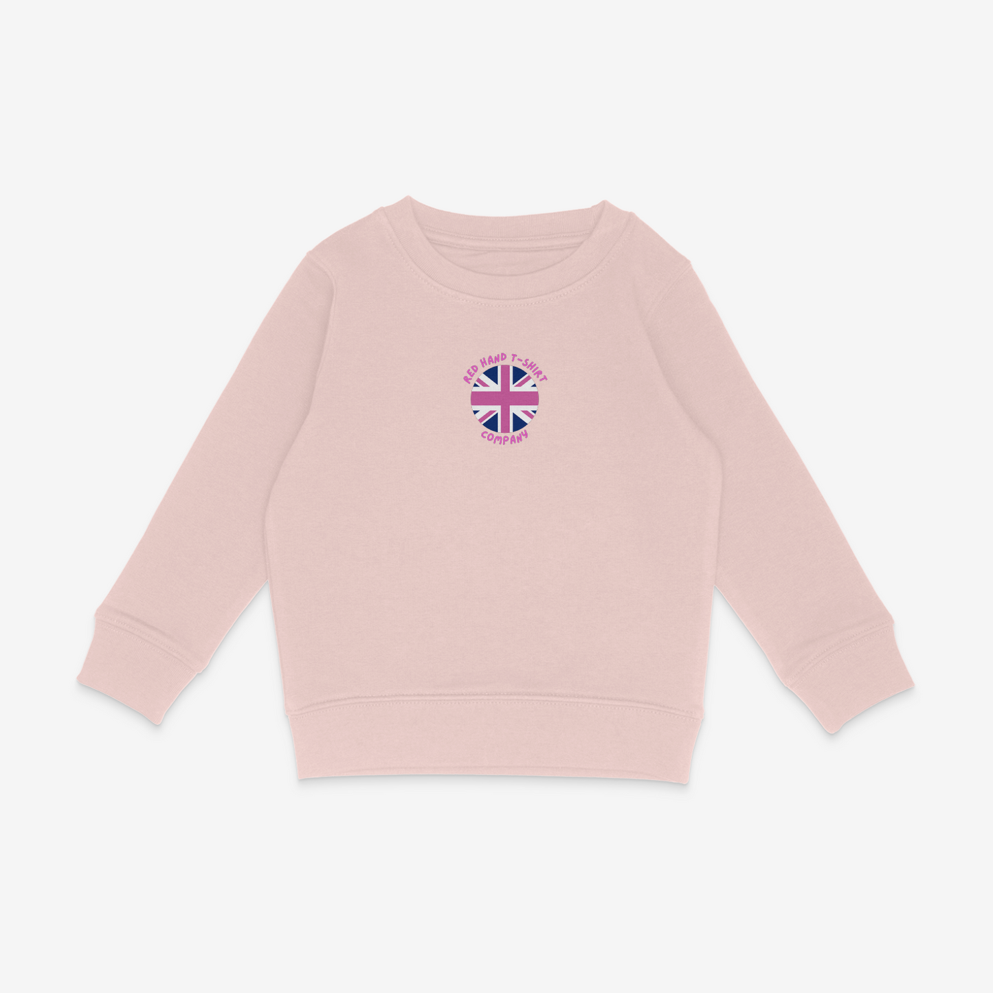 Circle Union Jack Sweatshirt - Pink