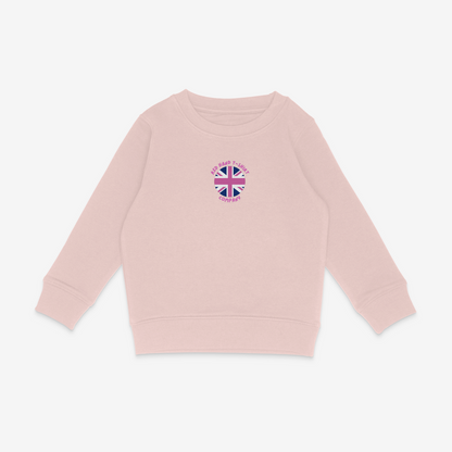 Circle Union Jack Sweatshirt - Pink