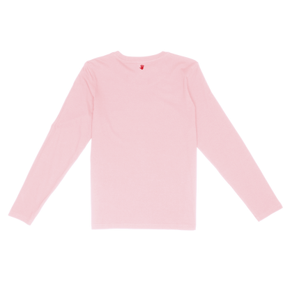 Circle Union Jack long sleeve T-Shirt - Pink