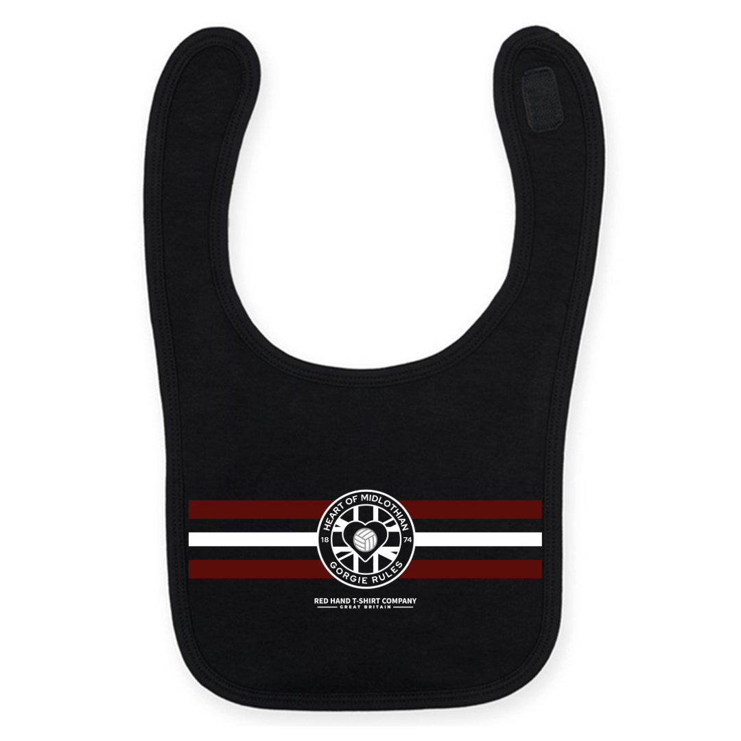 Hearts Five Stripe Bib