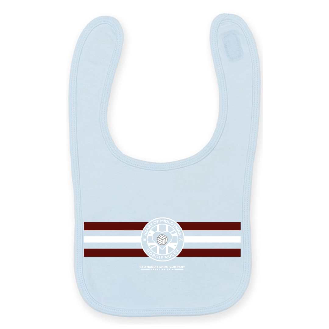 Hearts Five Stripe Bib