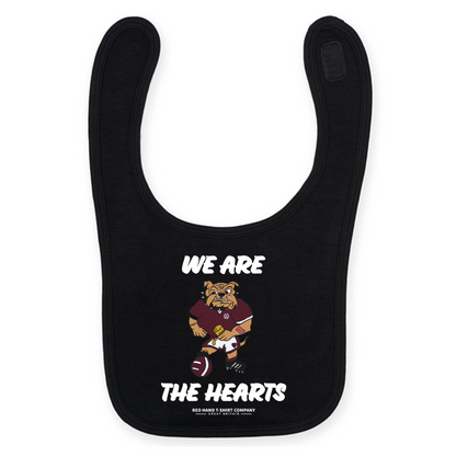 Hearts Bulldog Bib