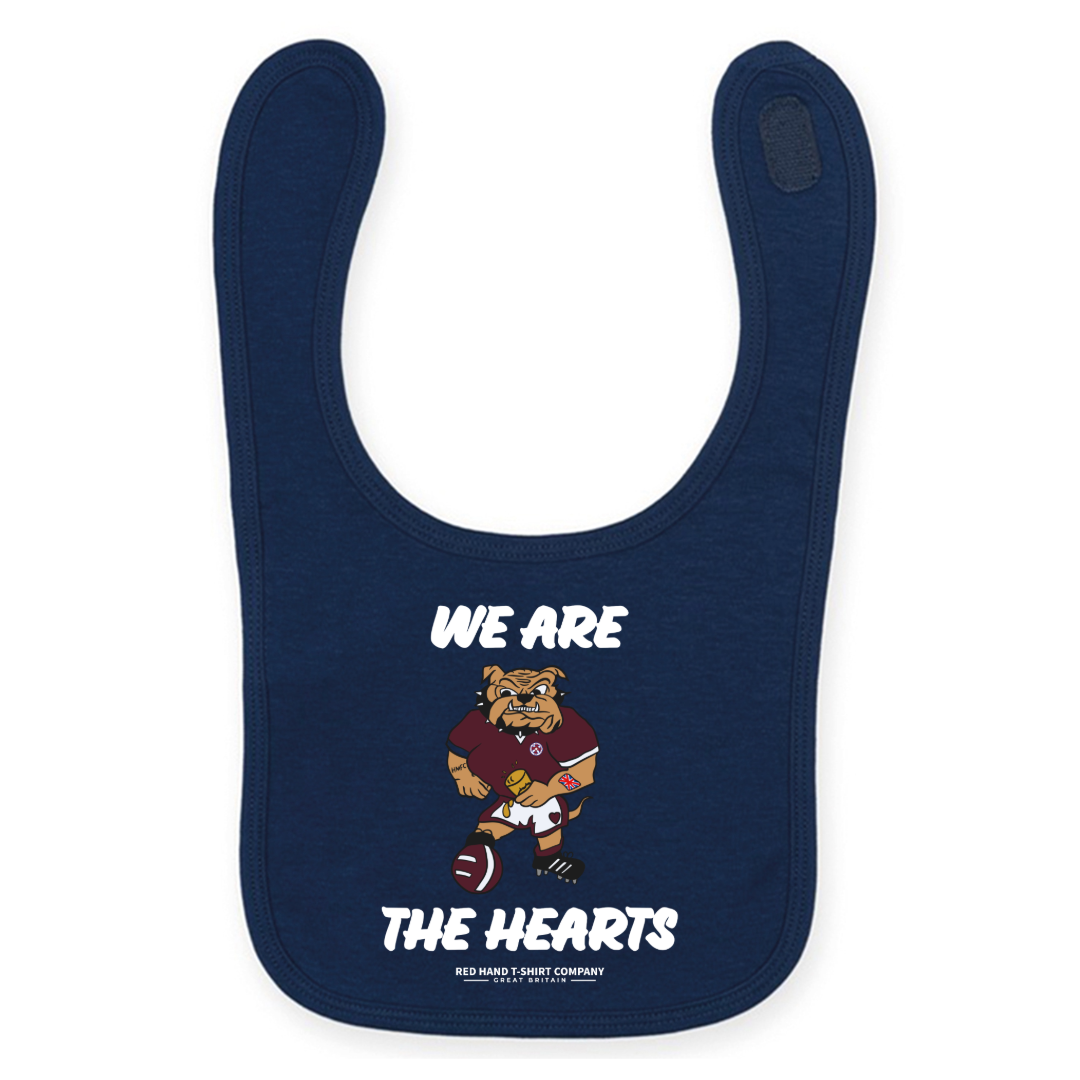 Hearts Bulldog Bib