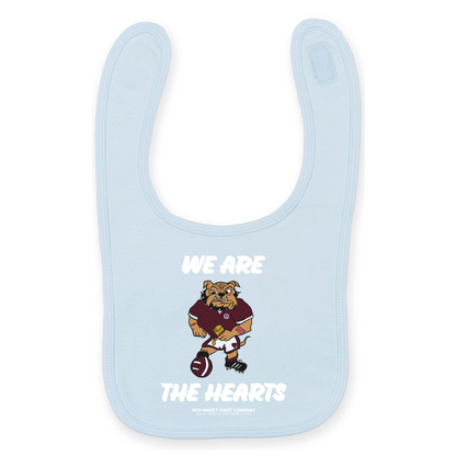Hearts Bulldog Bib
