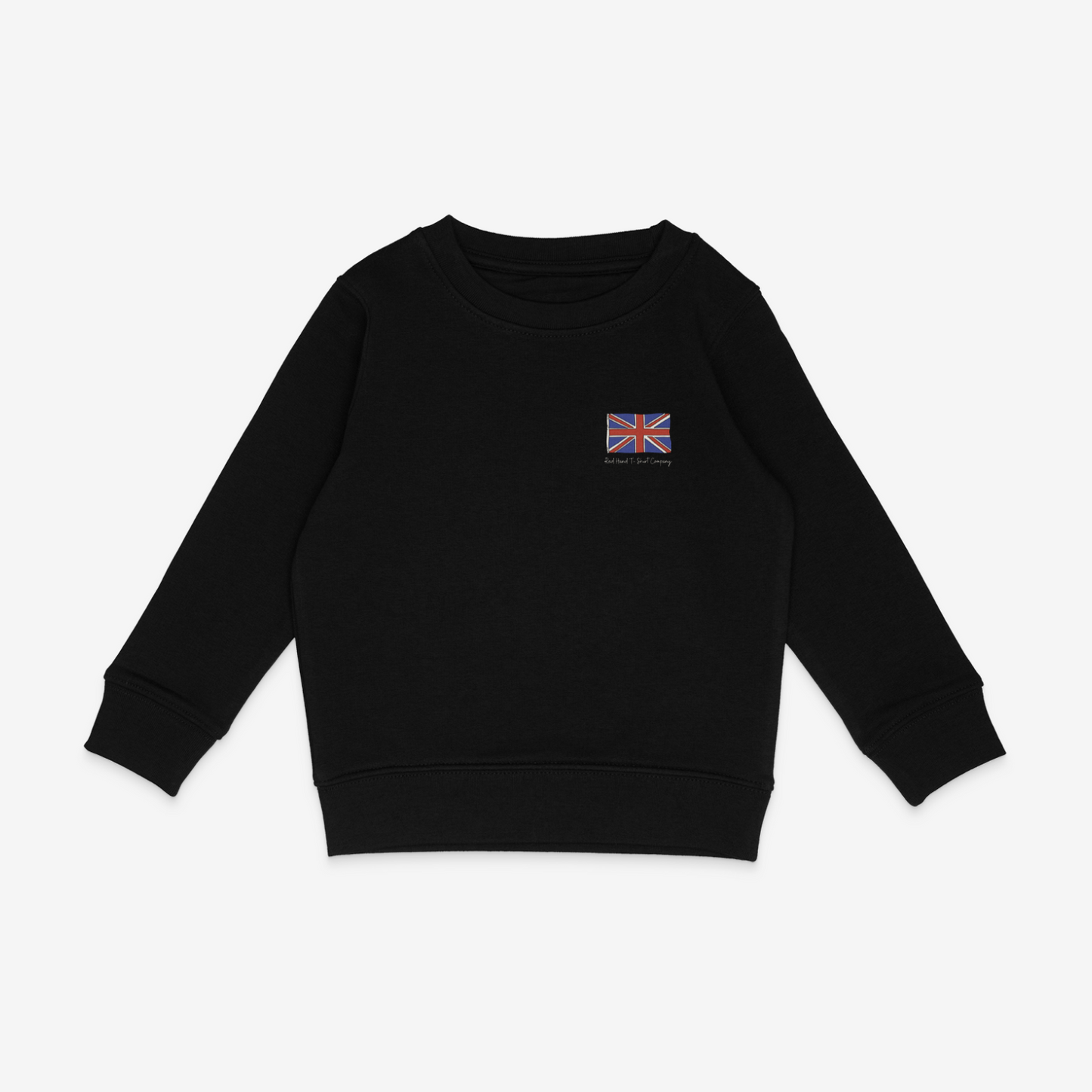 Union Jack Handwriting Sweatshirt - Black