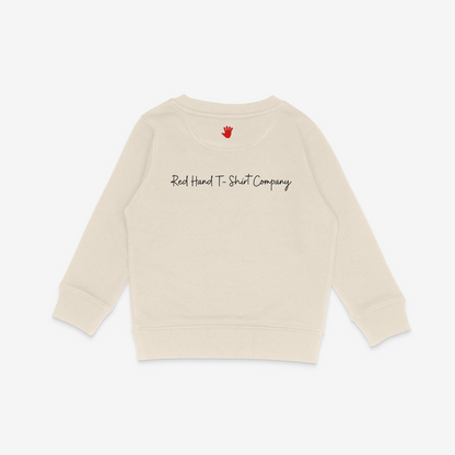 Union Jack Handwriting Sweatshirt - Cream